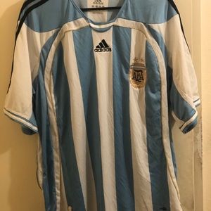 ARGENTINA NATIONAL HOME FOOTBALL JERSEY Size L